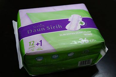 Máquina empacadora de bolsas prefabricadas - para toallas sanitarias y protegeslips